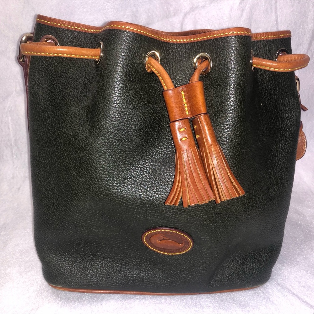 Dooney & Bourke All Weather Leather Drawstring Purse